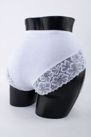 Слипы с цветочным кружевом - фото 3