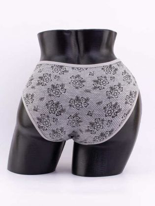 Слипы в горошек с цветочным принтом - фото 3