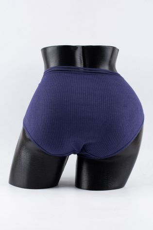 Слипы в рубчик с прозрачным поясом - фото 3