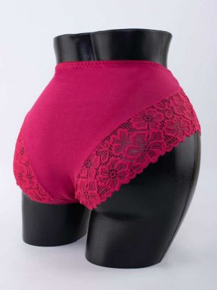 Слипы с цветочным кружевом - фото 3