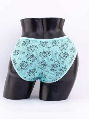 Слипы в горошек с цветочным принтом - фото 3