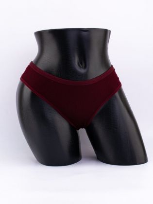 Слипы в рубчик с кружевом №1 - фото 1