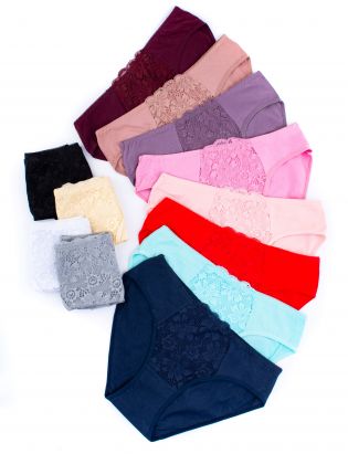 Слипы с кружевом спереди - фото 2