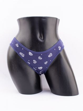 Слипы принтом "сердечки" - фото 1