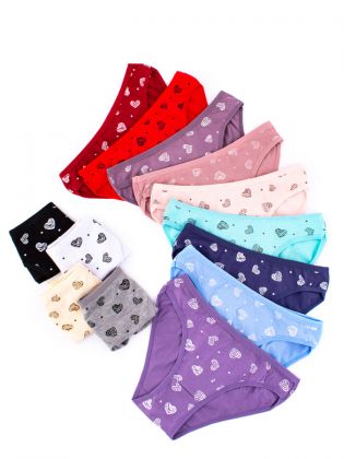 Слипы принтом "сердечки" - фото 2