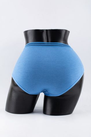 Слипы в рубчик с прозрачным поясом - фото 3