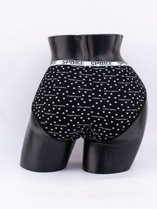 Слипы "maiden heart" с сердечками и эластичным поясом - фото 3