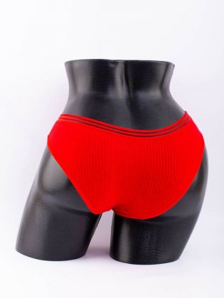 Слипы в рубчик с прозрачным поясом  - фото 3