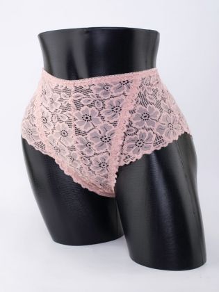 Слипы с цветочным кружевом - фото 1