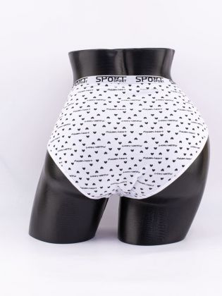 Слипы "maiden heart" с сердечками и эластичным поясом - фото 3