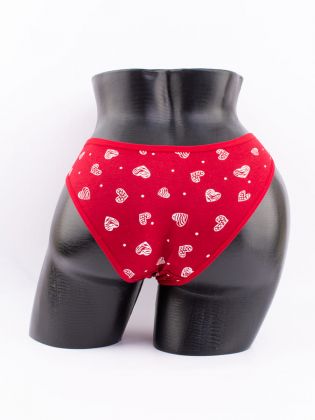 Слипы принтом "сердечки" - фото 3