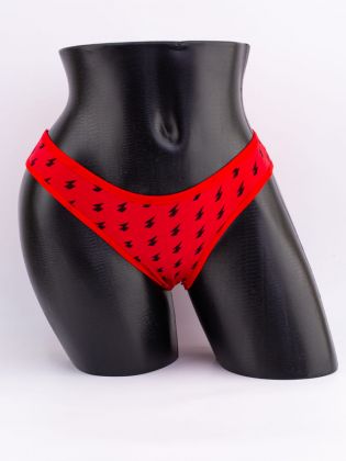 Слипы с принтом "молния" - фото 1