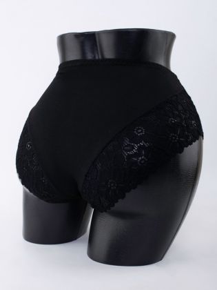 Слипы с цветочным кружевом - фото 3