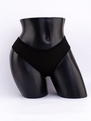 Слипы в рубчик с кружевом №1 - фото 1