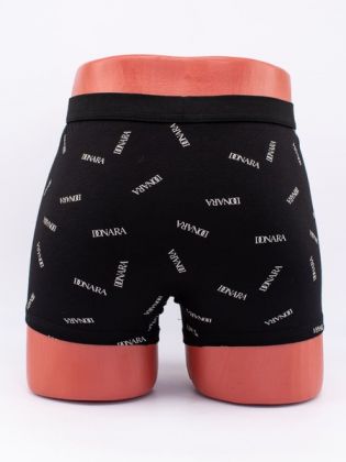 Однотонные мужские боксеры с надписями "Donara" - фото 3