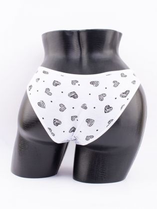 Слипы принтом "сердечки" - фото 3