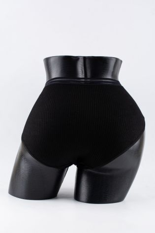 Слипы в рубчик с прозрачным поясом - фото 3