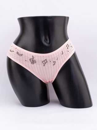 Слипы с принтом "ноты" - фото 1